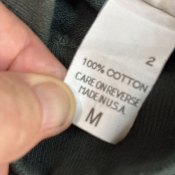 VTG Boundary Line Shirt USA Made Embroidered Terrier Dog Mock Neck Men’s SZ M - Picture 8 of 11